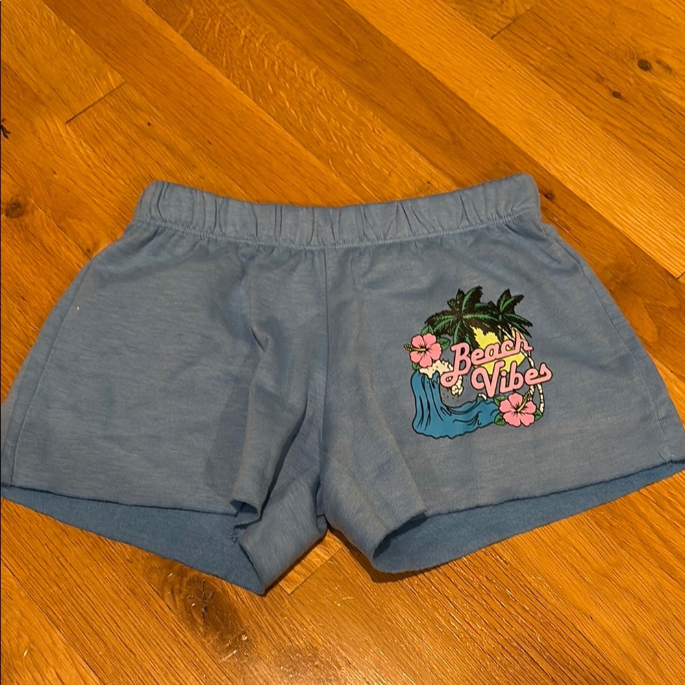 Firehouse Girls Tropical Blue Shorts Size M
